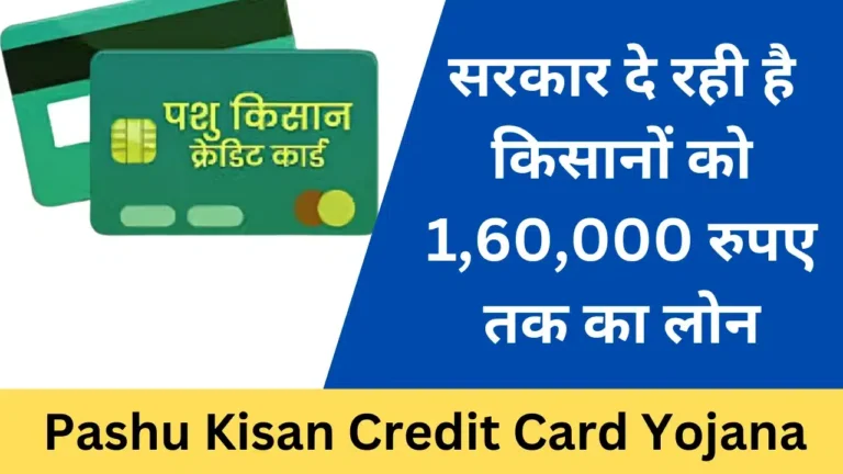 Pashu Kisan Credit Card Yojana: किसानों को मिलेगा 1,60,000 रुपए तक का लोन, जानें विस्तार से-Sarkari mantra