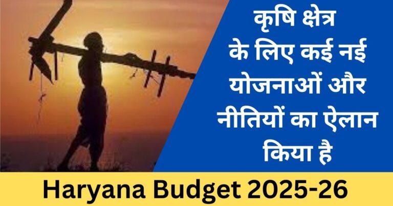 Haryana Budget 2025-26