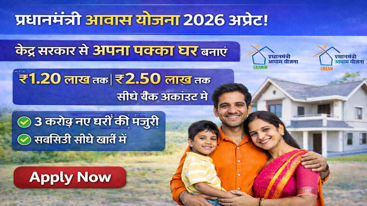 Pradhan Mantri Awas Yojana 2026 new list online apply and subsidy details