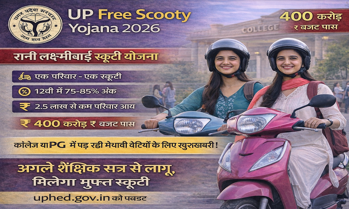 rani lakshmi bai scooty yojana up
