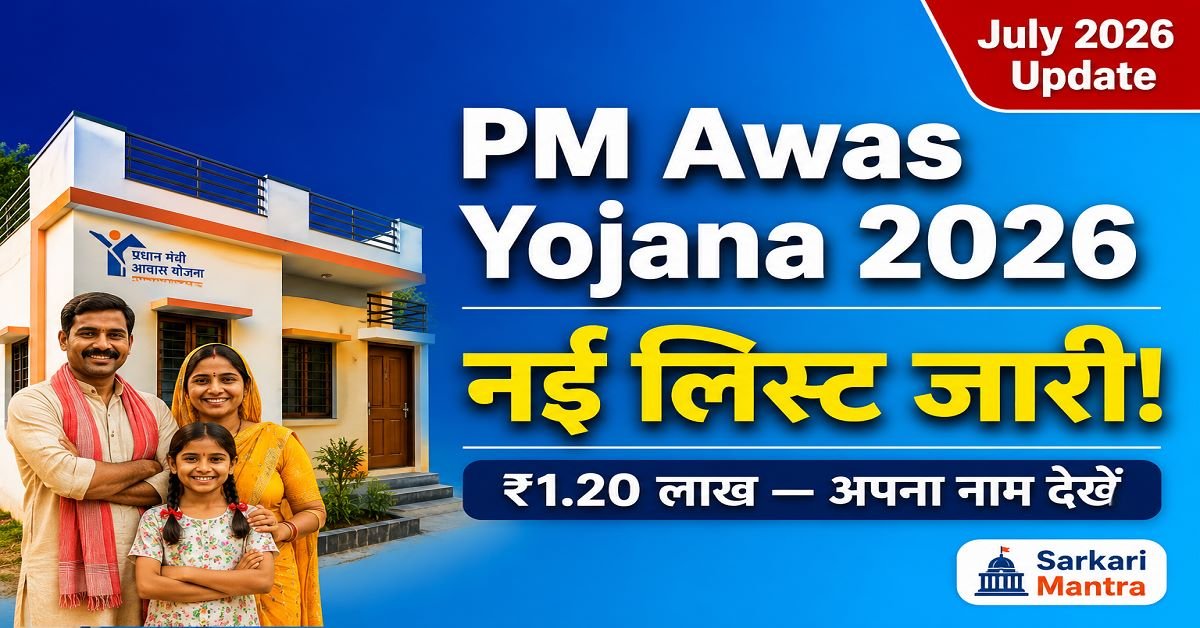 PM Awas Yojana 2026 नई लिस्ट जारी गाँव में अपना नाम देखें ₹1.20 लाख Beneficiary List